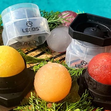 LEEBS Silicone Ice Ball Maker - Perfect for Whisky Drinks