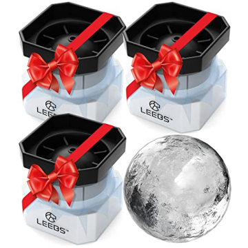 LEEBS Silicone Ice Ball Maker - Perfect for Whisky Drinks