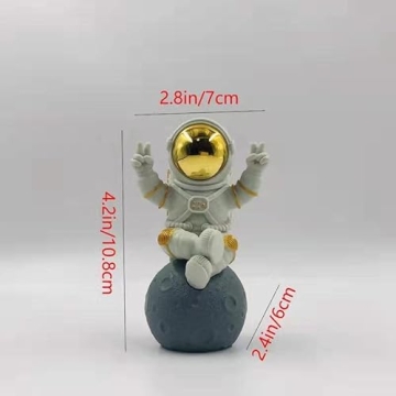 BUBUHSHM Astronaut Statue Cute Space Figure for Home