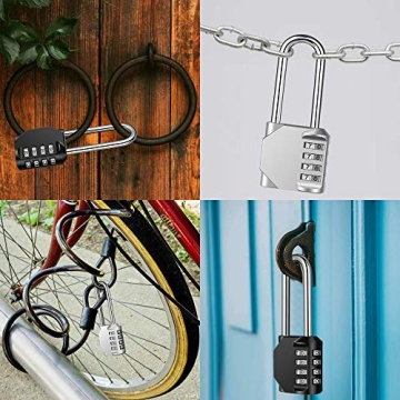 2 Pack disecu Combination Locks - Lock Securely Anywhere