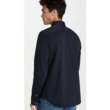 Theory Men's Sylvain Structure Knit Shirt for Style and Comfort