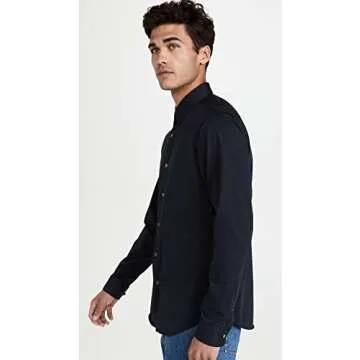 Theory Men's Sylvain Structure Knit Shirt for Style and Comfort