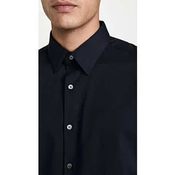 Theory Men's Sylvain Structure Knit Shirt for Style and Comfort