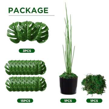 Jelofly 28" Faux Monstera Plant for Home & Office Decor