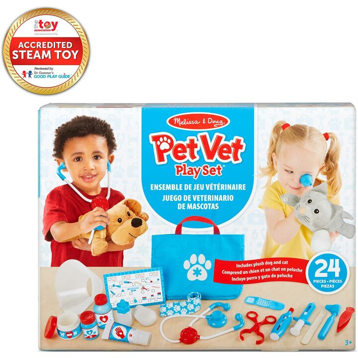 Melissa & Doug Pet Vet Play Set for Kids Ages 3+