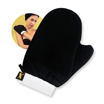 Self Tanner Mitt for an Evenly Toned Fake Tan, Double-Sided Super Soft Tanning Mitt with a Thumb for...