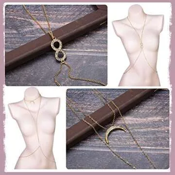 HANPABUM Sexy Body Chain for Summer Beach Style