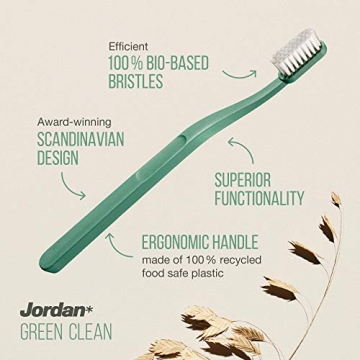Jordan Green Clean Toothbrush - Eco-Friendly & Sustainable Style