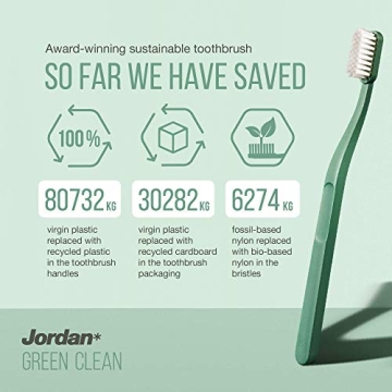 Jordan Green Clean Toothbrush - Eco-Friendly & Sustainable Style