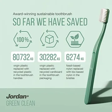 Jordan Green Clean Toothbrush - Eco-Friendly & Sustainable Style