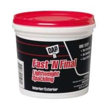 DAP Fast 'N Final Ready to Use White Lightweight Spackling Compound 1 qt.