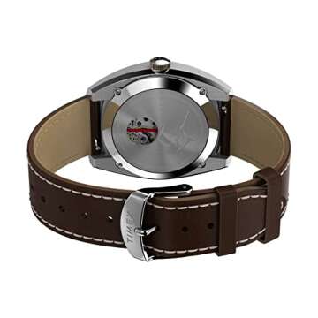 Timex Marlin Sub-Dial 39mm Watch - Brown Strap Stylish