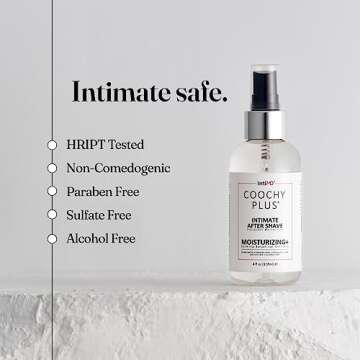COOCHY Intimate After Shave Protection Moisturizer Plus By IntiMD: Delicate Soothing Mist For The Pubic Area & Armpits – Antioxidant Formula For Razor Burns, Itchiness & Ingrown Hairs