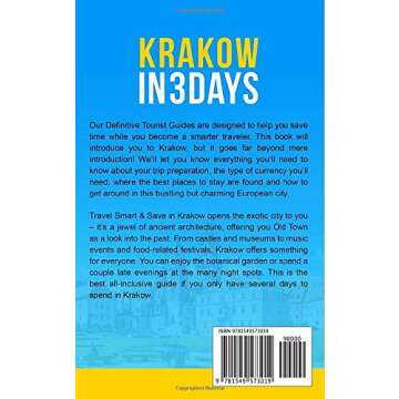 Krakow in 3 Days: The Definitive Tourist Guide Book That Helps You Travel Smart and Save Time