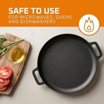 Bruntmor 16 Inch Pre Seasoned Cast Iron Skillet