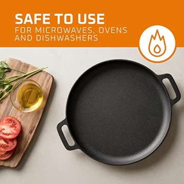 Bruntmor 16 Inch Pre Seasoned Cast Iron Skillet