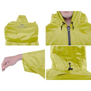 Adventure World Lightweight Backpack Poncho - Waterproof Protection