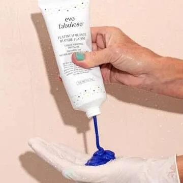 EVO Fabuloso - Platinum Blonde Toning Conditioner - Color Care Conditioner for Color-Treated Hair - Nourishing Hair Treatment for Dry Hair & Instant Colour Boost - 220ml / 7.5 Fl Oz