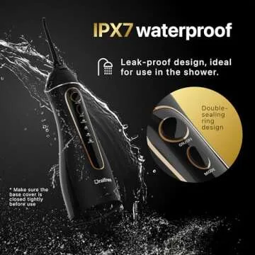 Oralfree Water Dental Flosser - Cordless Rechargeable Cleaner