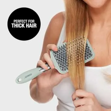 Conair Velvet Touch Paddle Brush for Effortless Detangling