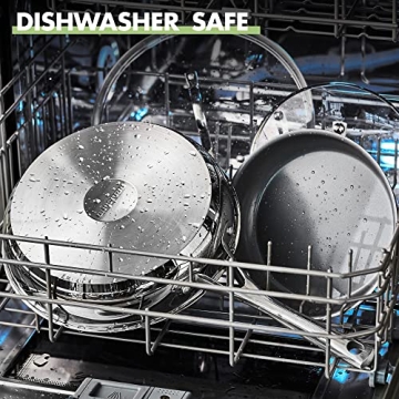 REDMOND Nonstick Frying Pan Set with Lids for Every Kitchen