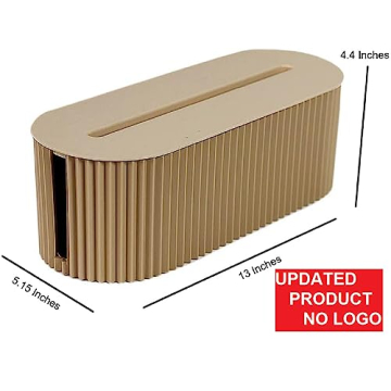 Desk York Cable Management Box - Hide Power Strips Effectively