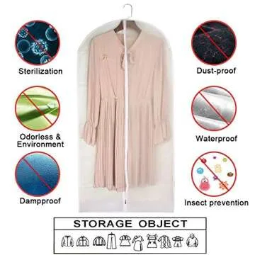 Affordable Breathable Garment Bags for Hanging Clothes