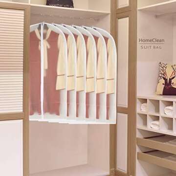 Affordable Breathable Garment Bags for Hanging Clothes