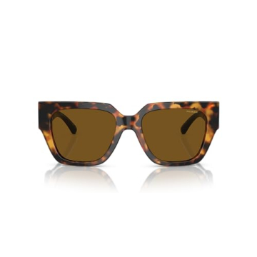 Versace Woman Sunglasses Havana Frame Dark Brown Polarized 53MM