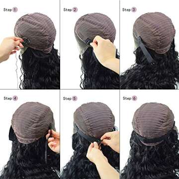 Dreamlover Elastic Bands for Wig, Adjustable Wig Strap to Secure Wig, Wig Band with Hooks for Sewing, 4 Sets