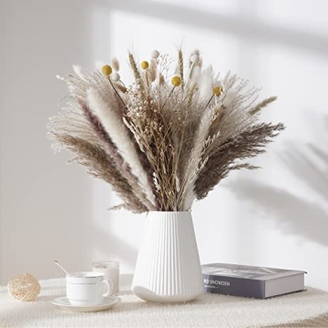 Elegant Dried Pampas Grass Bouquet for Weddings & Decor