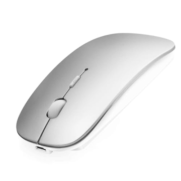 Bluetooth Mouse, Rechargeable Wireless Mouse Compatible with Macbook Air/Pro/Mac/iPad/Laptop/Tablet/...