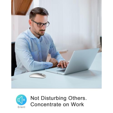 Bluetooth Mouse - Rechargeable Wireless Mouse for All Devices