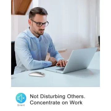 Bluetooth Mouse - Rechargeable Wireless Mouse for All Devices