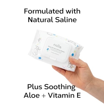 Nolla Baby Nose and Face Wipes | Eco-Friendly & Gentle