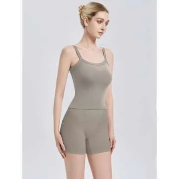 Chic Abonlen Ribbed Tank Top for Women - Comfy & Cute