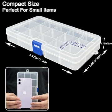 Adjustable DUOFIRE Organizer Container Boxes for Small Items
