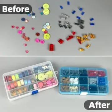 Adjustable DUOFIRE Organizer Container Boxes for Small Items