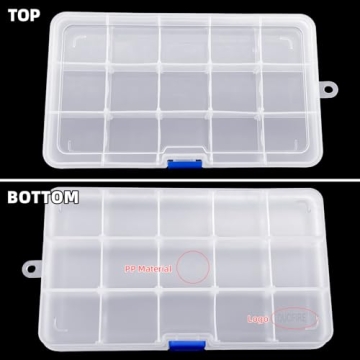 Adjustable DUOFIRE Organizer Container Boxes for Small Items