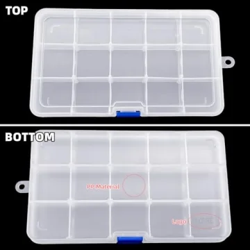 Adjustable DUOFIRE Organizer Container Boxes for Small Items