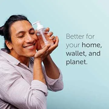 Tirtyl Hand Soap Duo Kit - 2 Glass Foaming Dispensers + Storage Tin + 6 Tablet Refills (48 fl oz total - 6x 8 fl oz) - NEW Formula - Compostable Packaging - Variety Fragrances