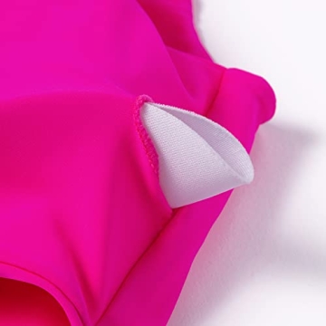 MOOSLOVER Cutout One Shoulder High Waisted Bikini - Pink Rose