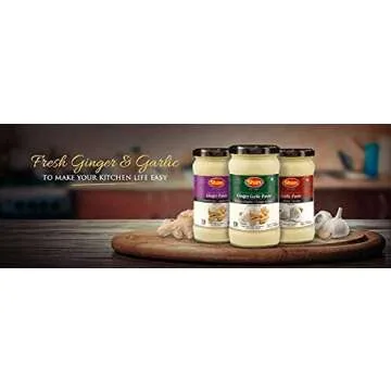 Shan Ginger Paste 10.93 oz (310g) - Traditional Taste Enhancing Cooking Paste from Fresh Ground Ginger - Suitable for Vegetarians - Airtight Glass Jar