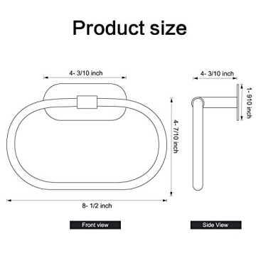 Stylish HouseAid Self Adhesive Towel Ring for Bathroom