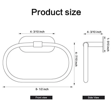 Stylish HouseAid Self Adhesive Towel Ring for Bathroom