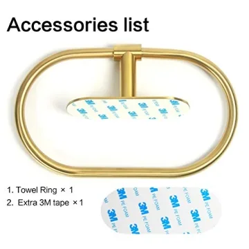 Stylish HouseAid Self Adhesive Towel Ring for Bathroom