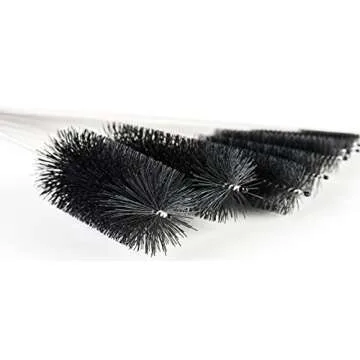 Versatile 8 Inch Nylon Tube Brush Set, 12 Pack