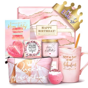 Funny Birthday Mug Gift Set for Women, Friends & More