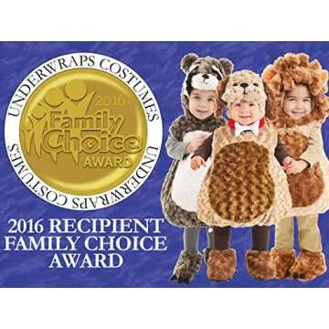 Underwraps Toddler's Raccoon Belly Babies Costume, Multi, Large (2-4T)