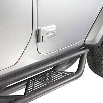 Hooke Road Wrangler JL Side Steps for 2018-2025 Jeep